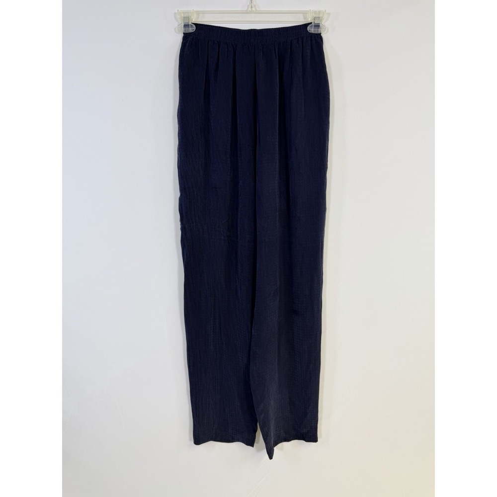 Vintage 90s Talbots Pants Size 12 Blue  Pull On Casual Capsule Staple USA
